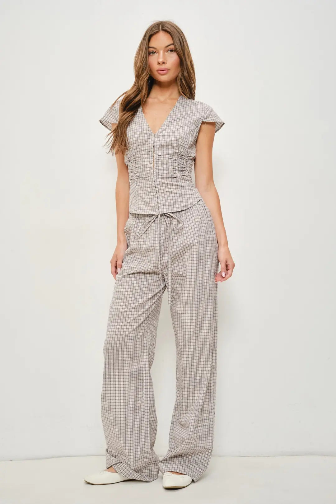 Rhea cotone pantaloni