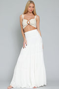 Bianco maxi gonna