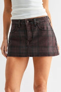 Dark bordeaux quadri skort